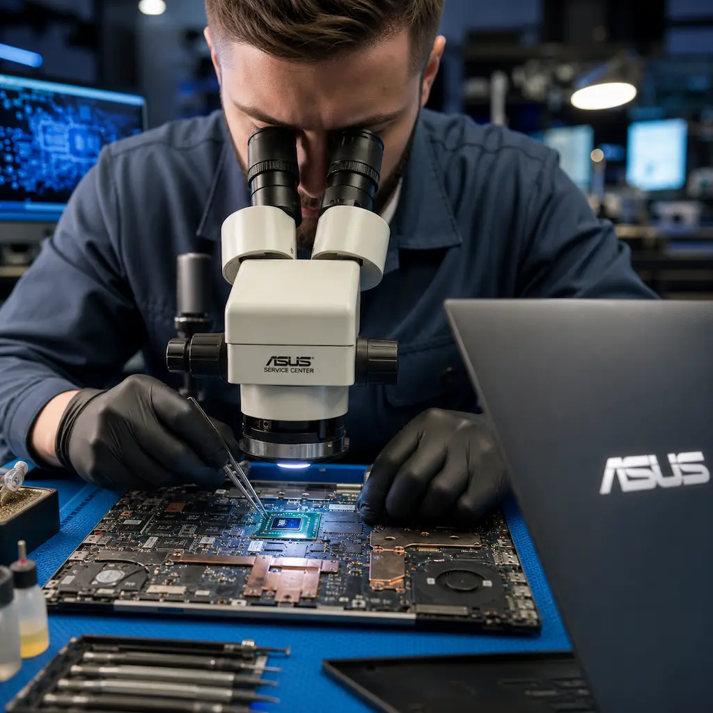 Замена видеокарты ноутбука Asus в Волжском