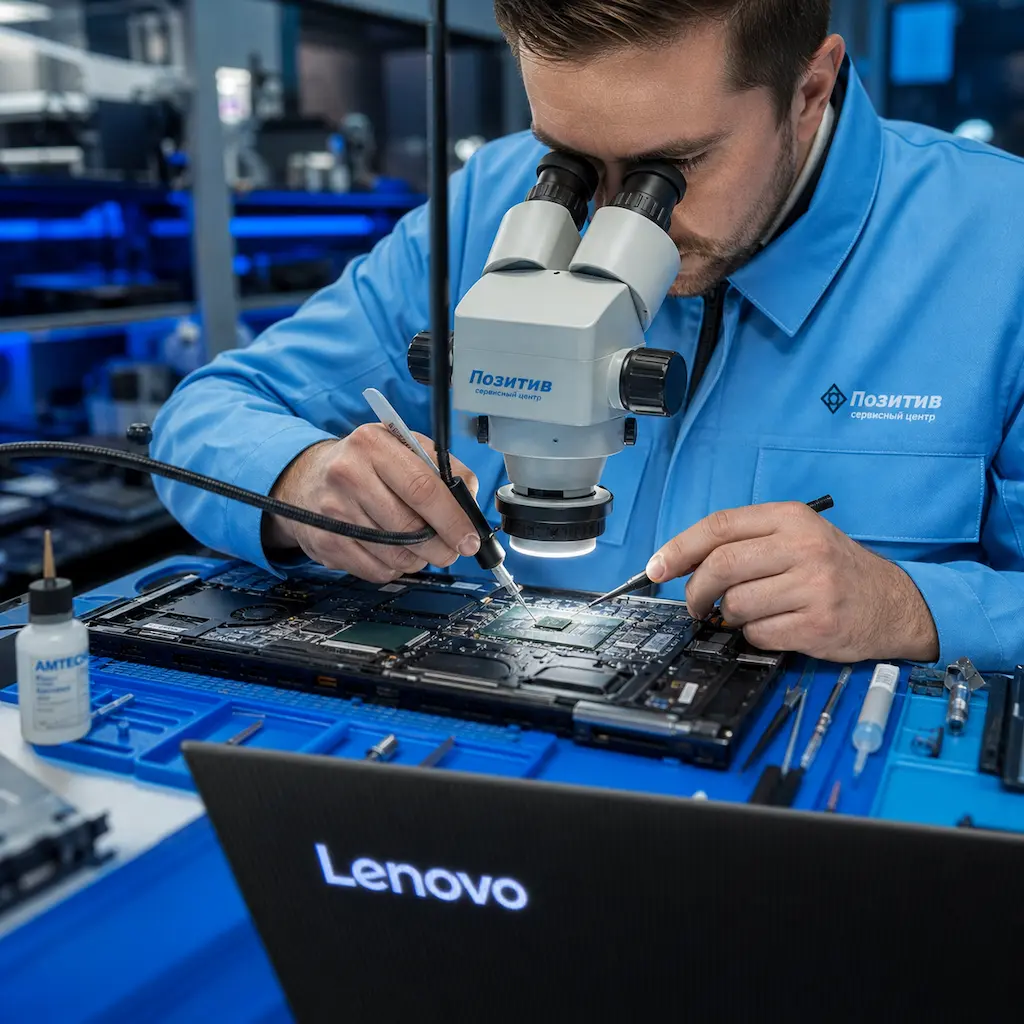 Замена видеокарты ноутбука Lenovo в Волжском