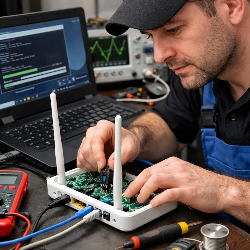 Перепрошивка WiFi роутера в Волжском