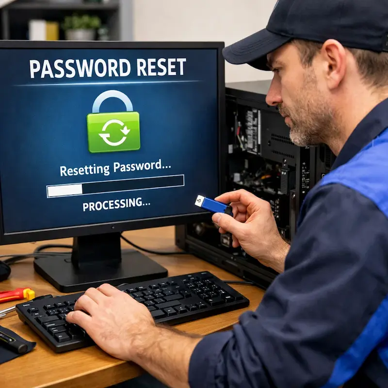 Удаление пароля на компьютере в Волжском