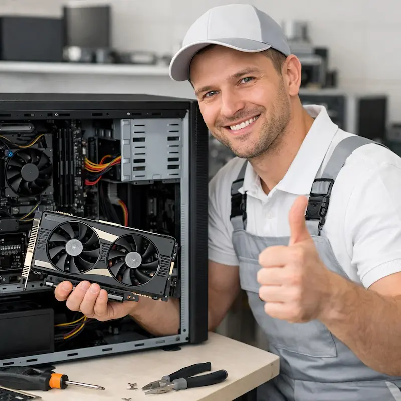 Замена видеокарты ПК в Волжском