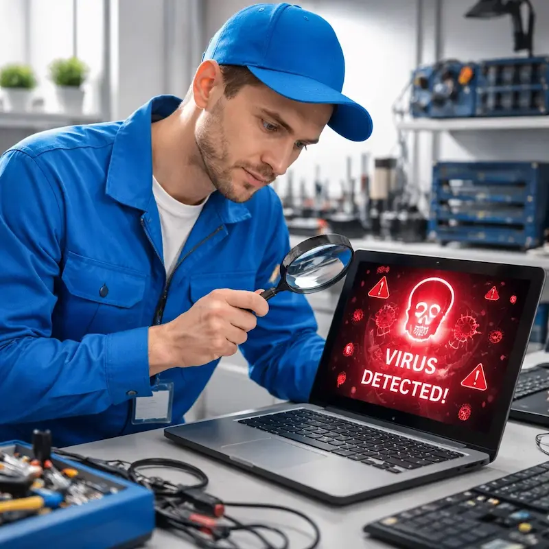 Поиск компьютерных вирусов в Волжском